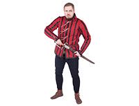 Quilted medieval clothes for knights and fighters based on historical fashion
